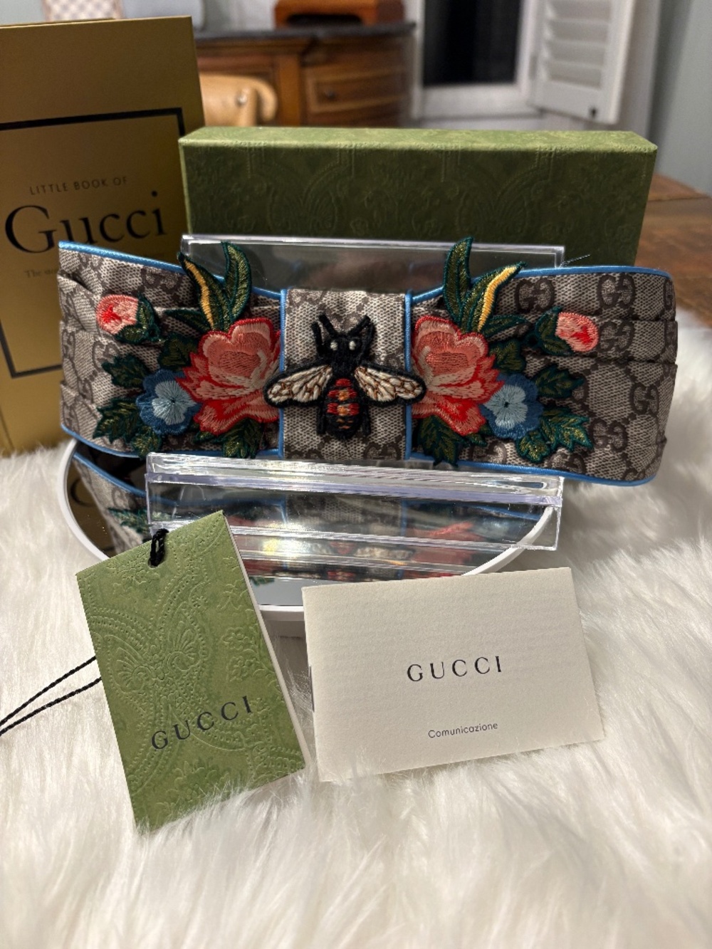🐝💙Gucci Silk Headband - European Exclusive!!💙🐝